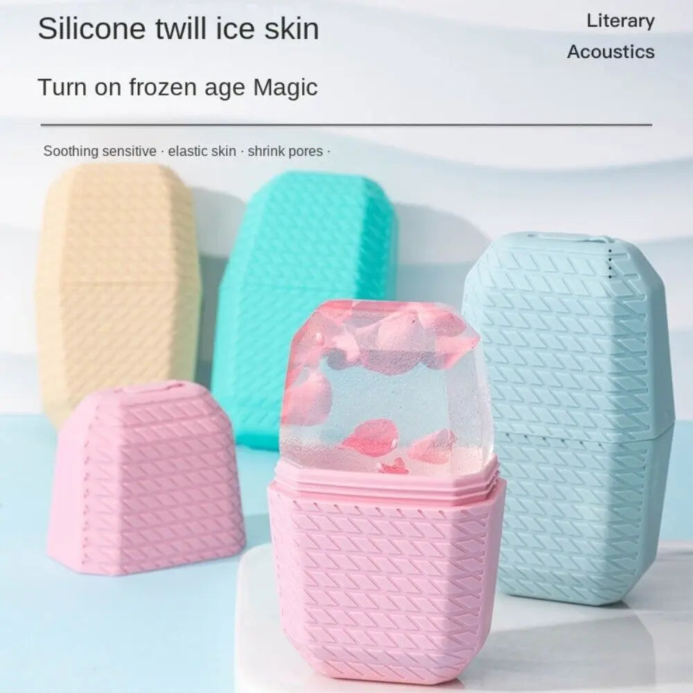 Silicone Ice Facial Roller Ice Cube Trays Ice Globe Balls Face Massager Beauty Lifting Contouring Facial Treatments Tool